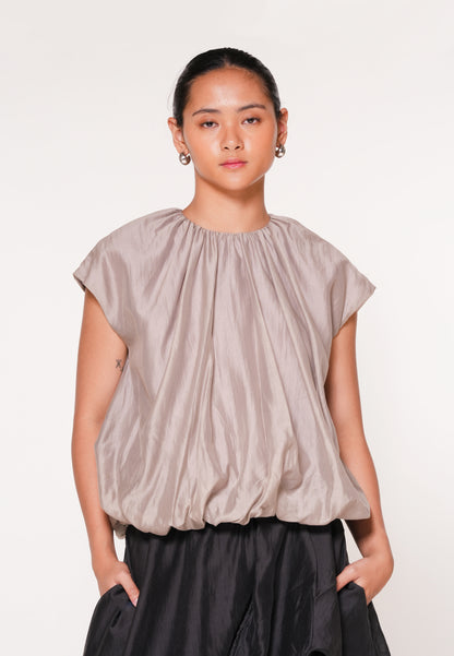 Raf Jubilant Short Sleeve Top (Taupe)