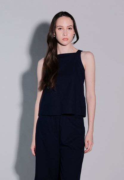 Holiday 2025 Jubilee Sleeveless Top (Navy)