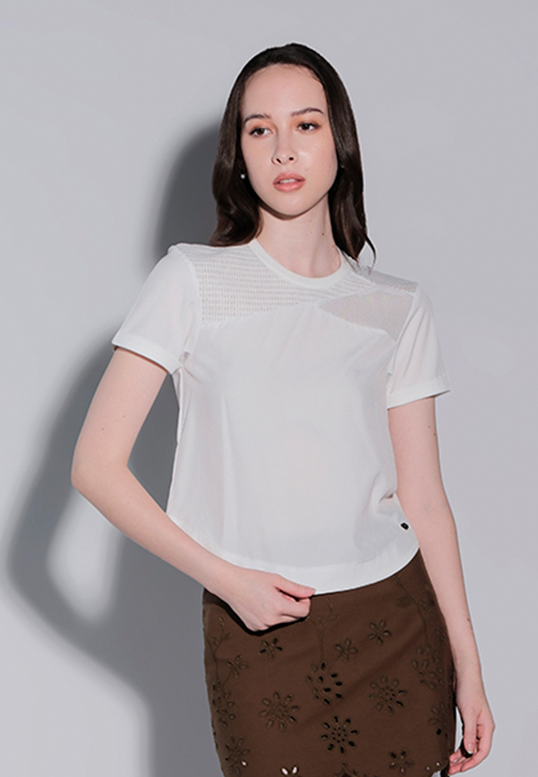 Holiday 2025 Junie Short Sleeve#  (Off White)