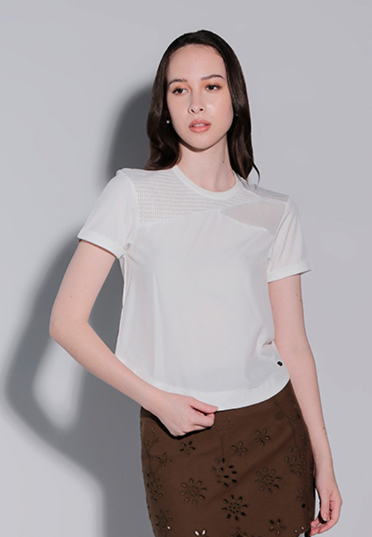 Holiday 2025 Junie Short Sleeve#  (Off White)