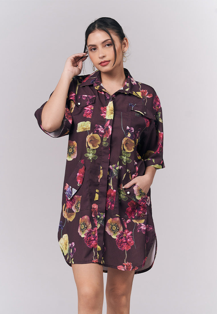 Justice Short Sleeve Dress (Multi)