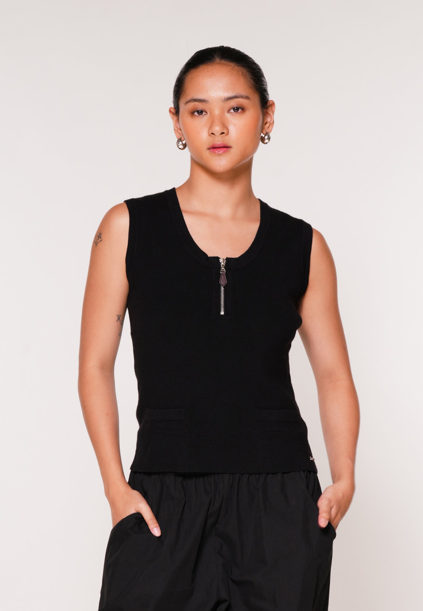 Raf Kanza Sleeveless Top (Black)