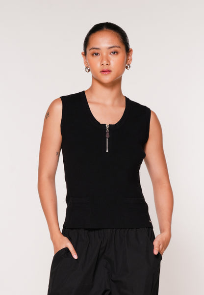 Raf Kanza Sleeveless Top (Black)