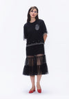 Plains & Prints x Randolf Logo T-Shirt Dress (Black)