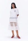 Plains & Prints x Randolf Logo T-Shirt Dress (Offwhite)