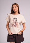 Summer Tees 2026 Maria Short Sleeve Shirts Top (Khaki)