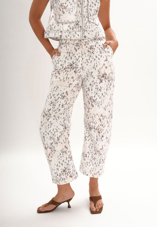 Archetype Refined Moonbeam Pants (Printed White)