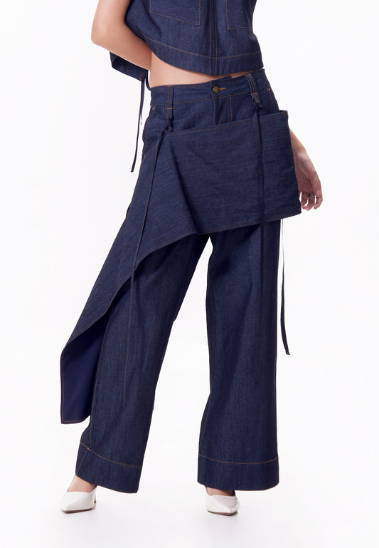 R.A.F. X nicolò NP002 Pants W/ Belt  (Denim)