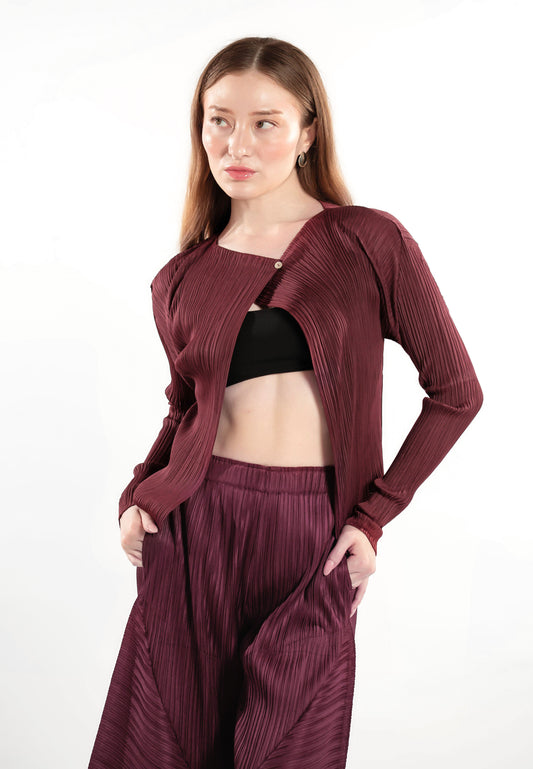 RAF Ocellar Long Sleeve Cardigan (Red)