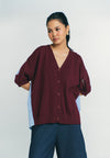 RAF Paddle Short Sleeve Top (Burgundy)