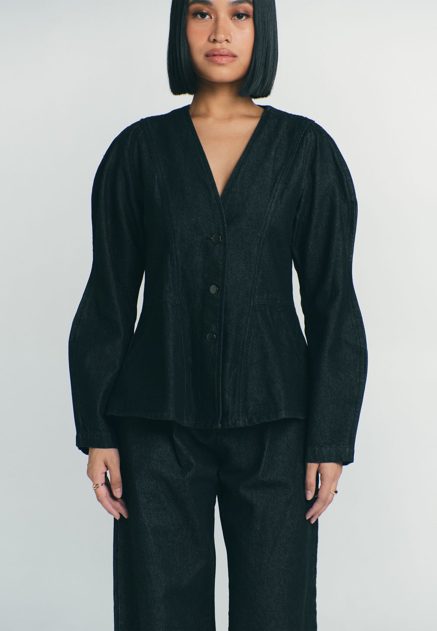 RAF Page Long Sleeve Top (Black)