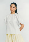 RAF Quaint Short Sleeve Top (White )