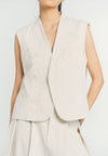 RAF Quarter Sleeveless Vest Top (Khaki)