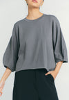 RAF Quin Quarter Sleeve Top (Gray)