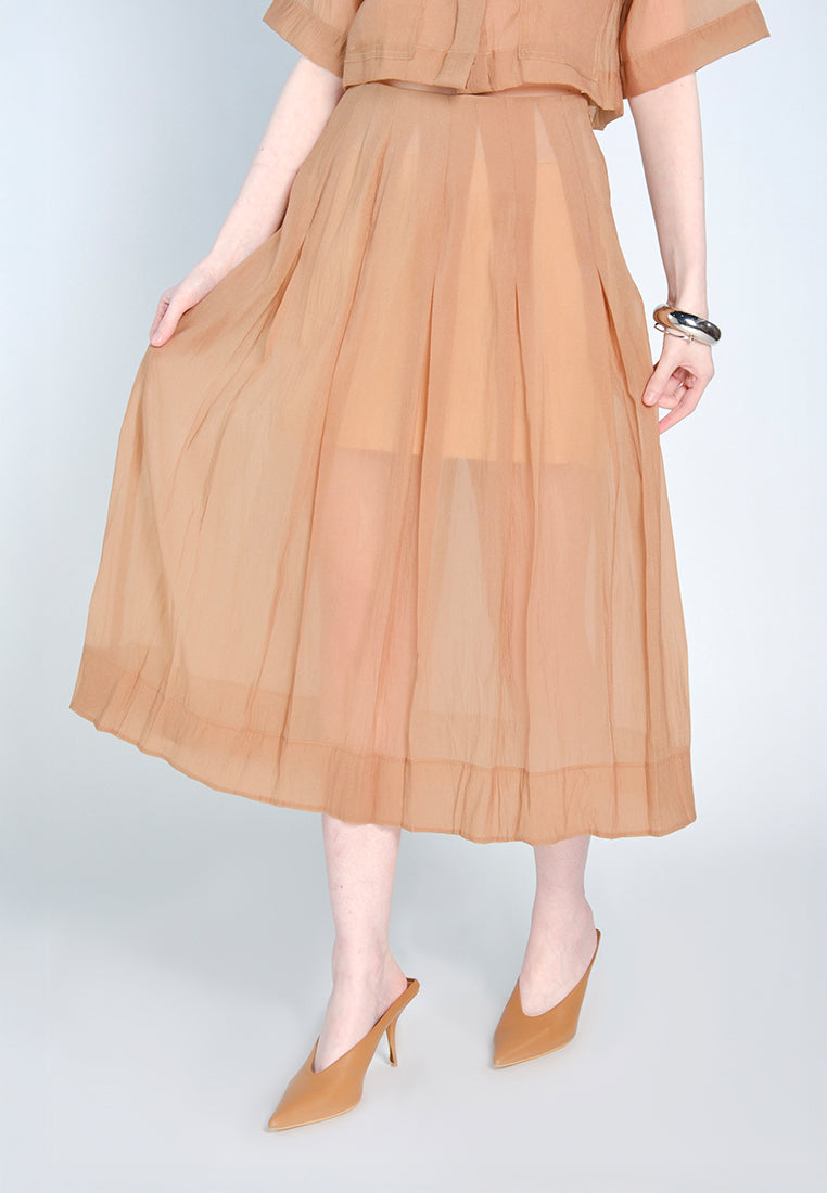 Raf Doxie Skirt  (Mocha)