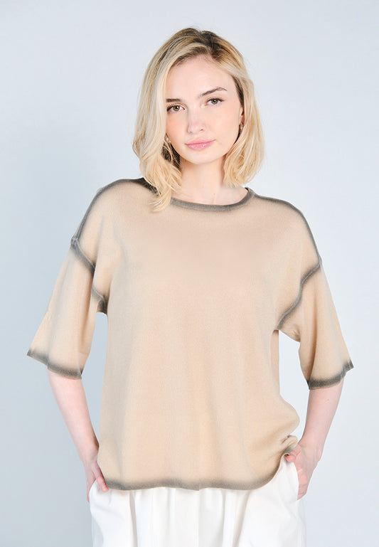 Raf Edison Short Sleeve Top (Khaki)