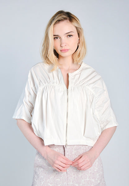 Raf Ford Quarter Sleeve Jacket Top (White)