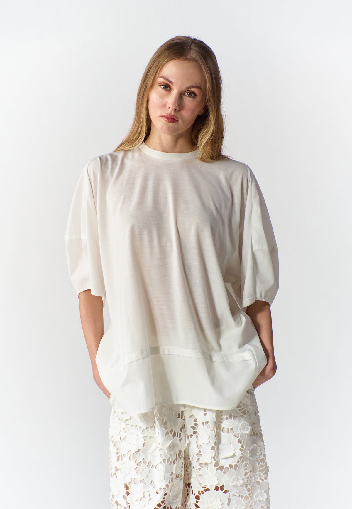 RAF Reverie Short Sleeve Top (White)