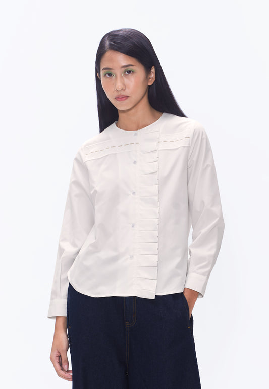 Plains & Prints x Randolf Road Long Sleeve Top (Offwhite)