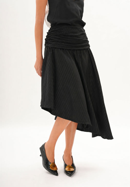 Archetype Refined Smoked Skirt  (Black)