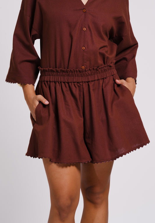 Archetype Summer Essentials Sorrel Shorts (Brown)