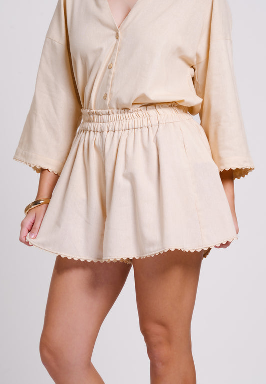 Archetype Summer Essentials Sorrel Shorts (Cream)