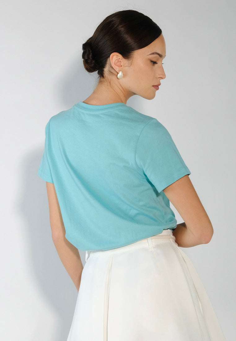 Culturatees Adobo Short Sleeve Shirt Top (Mint)