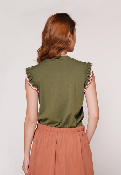 Akai Sleeveless Top (Green)