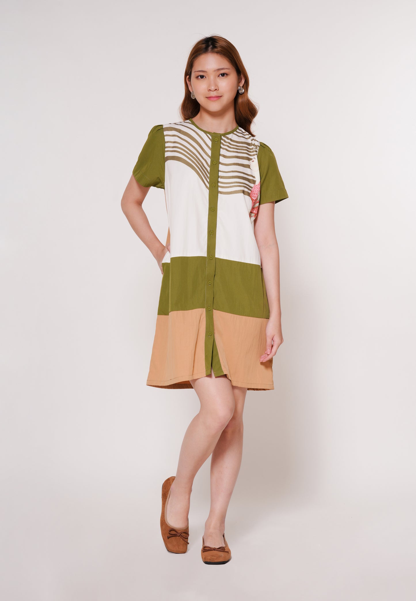 Arhett Short Sleeve Dress (Multi)