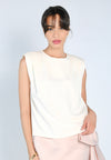 Mark Bumgarner X Vania Romoff For Plains & Prints Ava Sleeveless Top (Off-white)