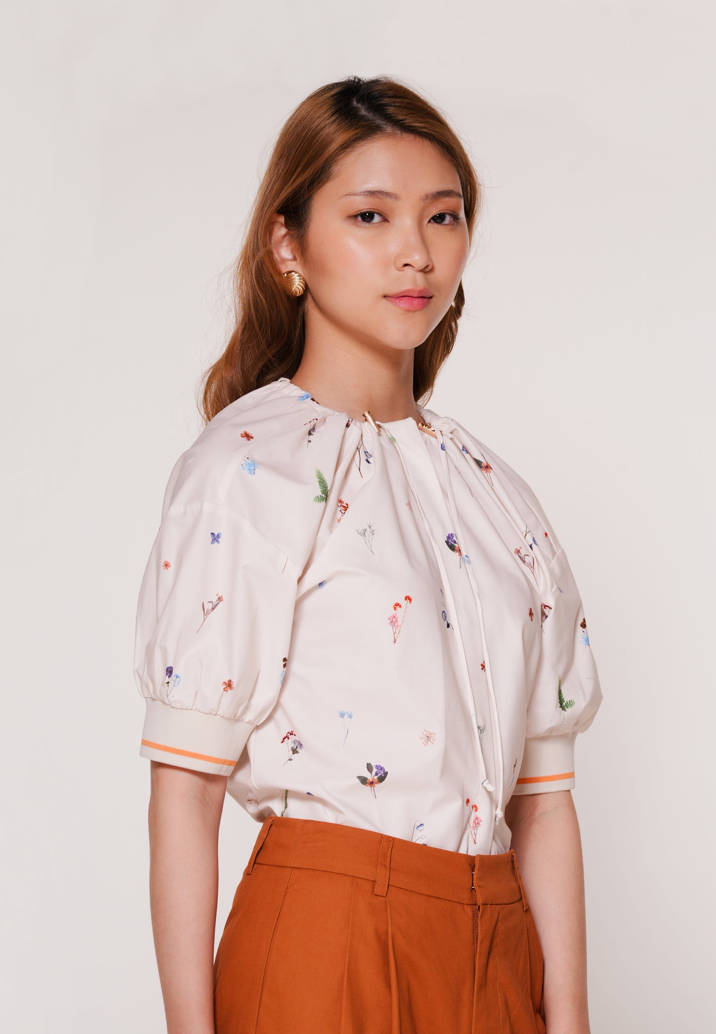 Azra Quarter Sleeve Top(Multi)