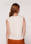 Azra Sleeveless Top (Cream)