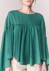 Solstice Baylee Long Sleeve Top (Green)