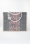 Plains & Prints × Pete Rich Tote Bag W/ Charm (Pink/Green)
