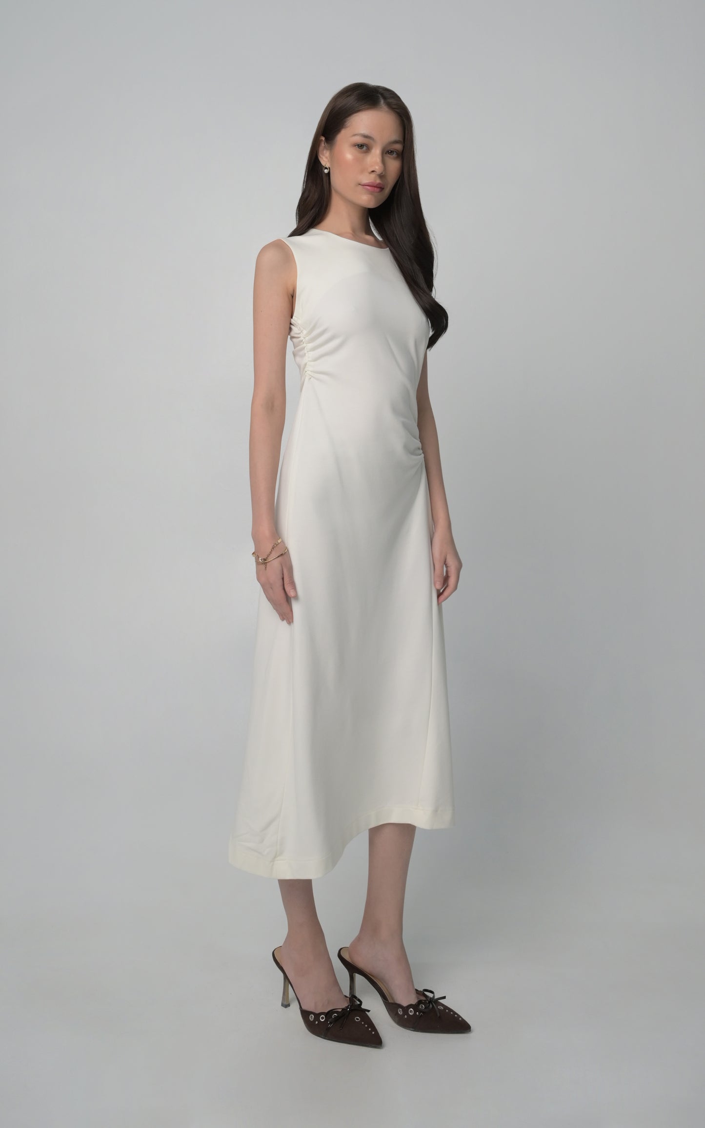 RAF Belfast Sleeveless Dress (Offwhite)