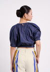 Bellamy Short Sleeve Top (Denim)