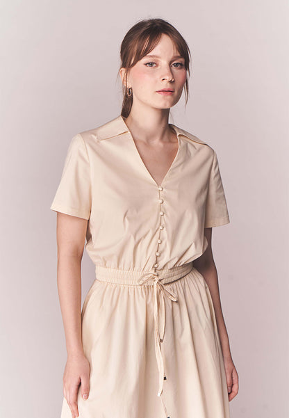 Solstice Bourne Short Sleeve Top (Butter)