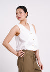 Brae Sleeveless Top(Offwhite)