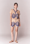 Solstice Brianna Shorts (Printed Beige)