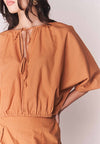 Solstice Broniah Quarter Sleeve Top (Apricot)