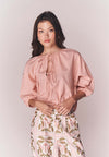 Solstice Broniah Quarter Sleeve Top (Blush)