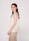Camp Butter Sleeveless Top (Off-white)