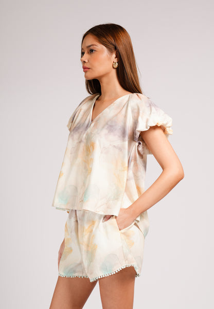 Calley Short Sleeve Top (Multi)