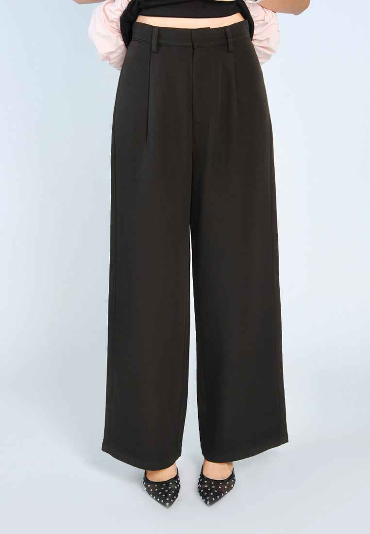 Mark Bumgarner X Vania Romoff For Plains & Prints Camille Pants (Black)