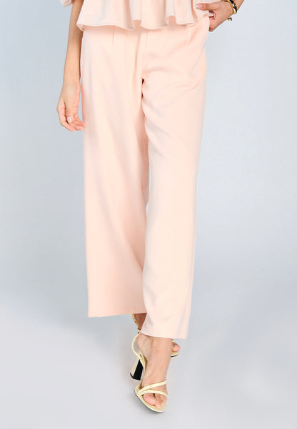 Mark Bumgarner X Vania Romoff For Plains & Prints Camille Pants (Blush)