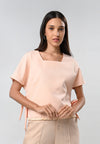 Caravan Short Sleeve Top (Peach)