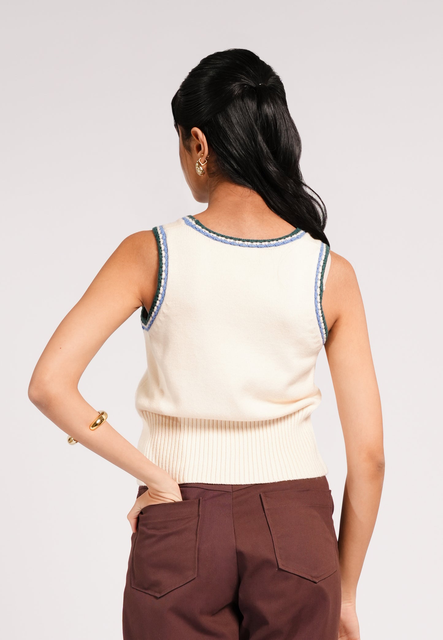 Cartier Sleeveless Top(Cream)