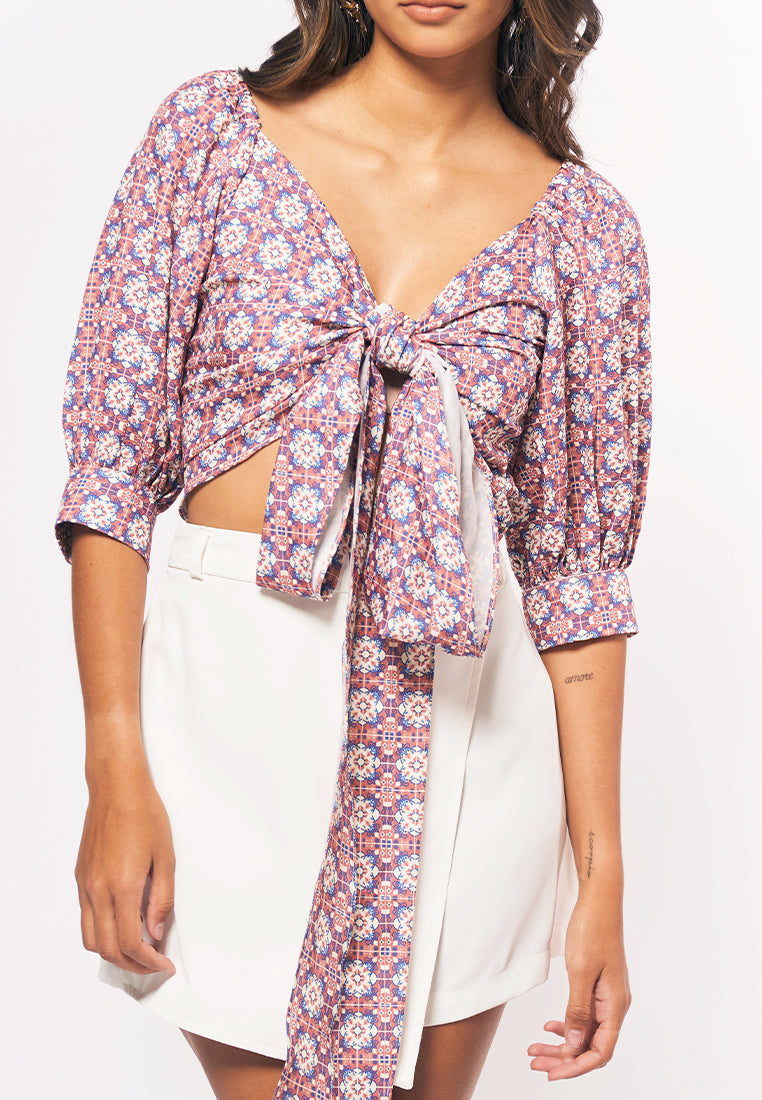 Complementary Catalia 5/8 Multiway Top (Printed Multi)