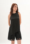 Archetype Refined Caviar Sleeveless Top (Black)