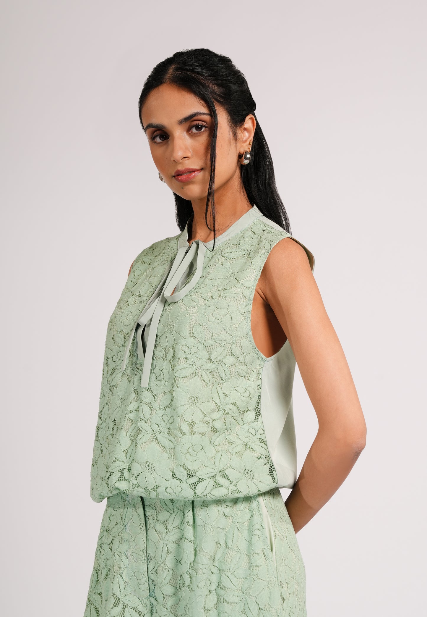 Cazie Sleeveless Top (Mint)